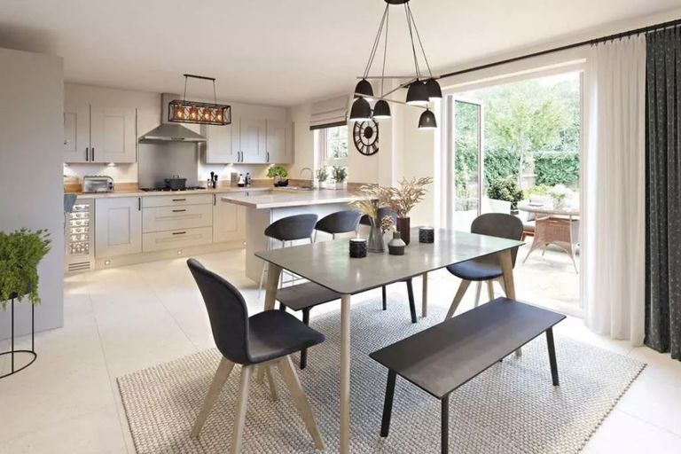 Property 3 of 9. Computer Generated Image Of The Kitchen In The Ascot 4 Bedroom Home
