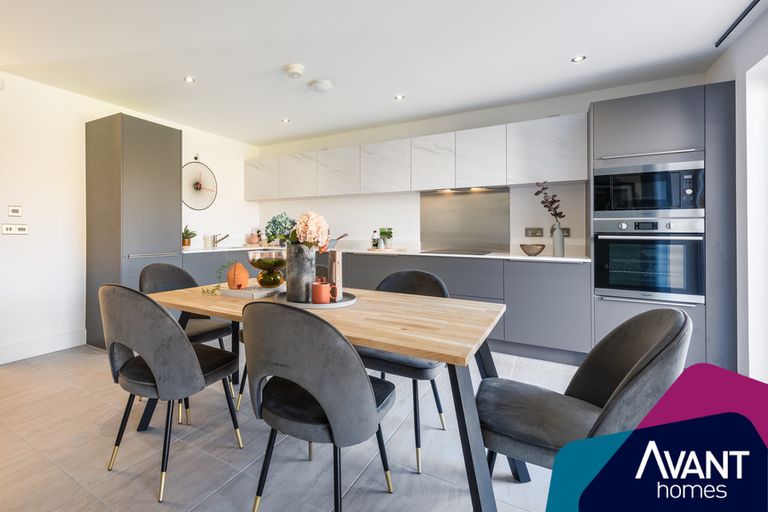 Property 1 of 10. Indicative Kitchen/Dining Room, Contemporary Modern Decoration