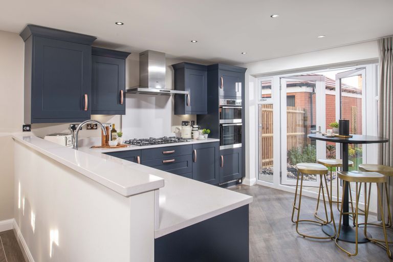 Property 1 of 10. Avondale Navy Kitchen At Rose Place