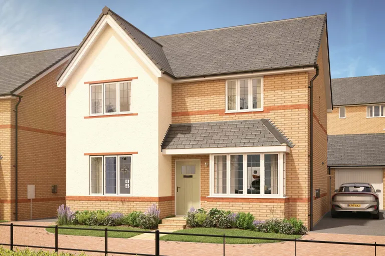 Property 1 of 13. Exterior Harwood Four Bedroom New Build