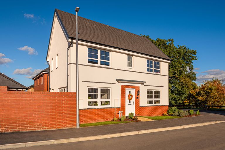 Property 1 of 10. Exterior View Of Our 3 Bed Ennerdale Home In Render Finish