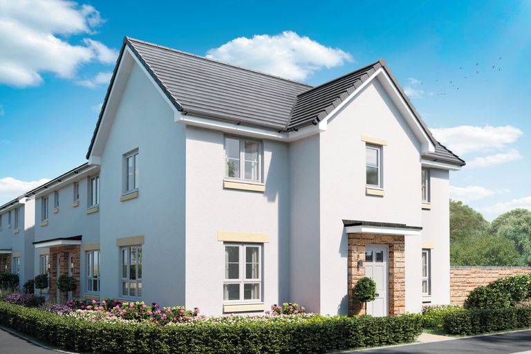 Property 1 of 8. Outside View Of 3 Bedroom Abergeldie Housetype