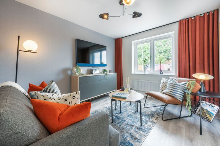 Property 2 of 9. Indicative Living Room, Contemporary Modern Decoration