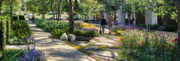 Property 3 of 5. Bow Green Exterior Development And Greenery