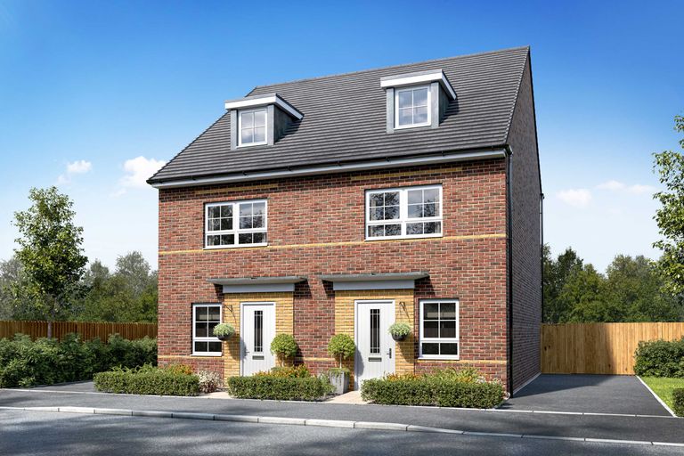 Property 1 of 10. Exterior CGI View Of Our 3 Bed Kingsville Home