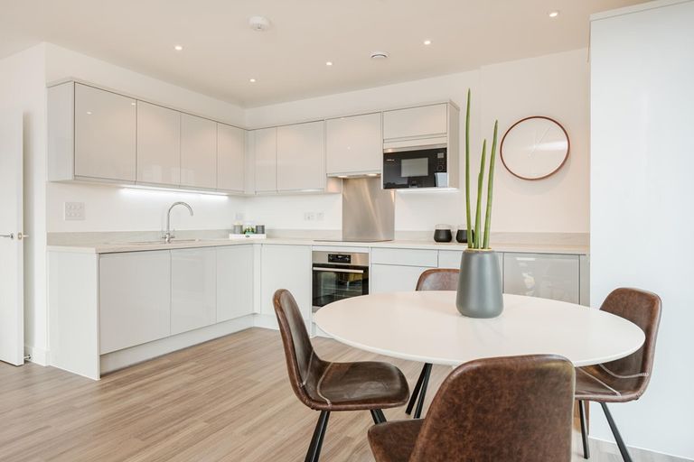 Property 3 of 7. An Example Of An Apartment Kitchen