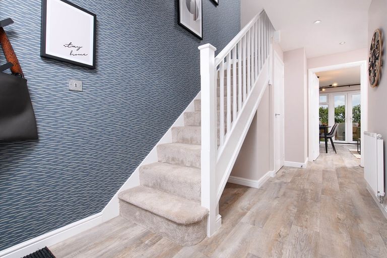 Property 3 of 9. The Benford Has A Bright And Spacious Hallway With Under Stair Storage
