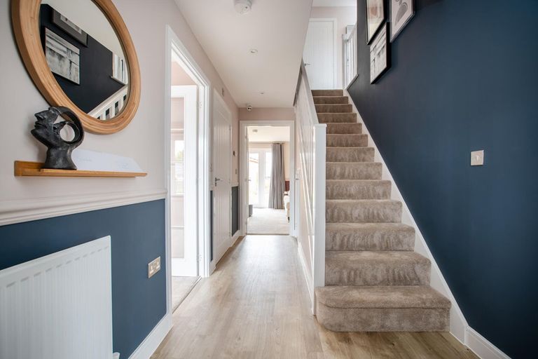 Property 3 of 14. The Central Hallway With Under Stairs Storage