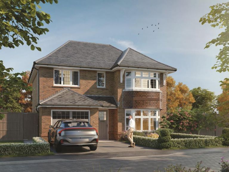 Property 1 of 10. External CGI In Brick Of The Oxford Lifestyle, A 3 Bedroom House