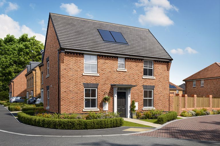 Property 1 of 7. External View Of The 3 Bedroom Hadley