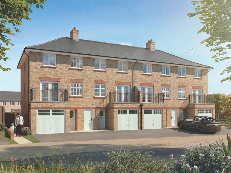 Property 1 of 9. The Kensington CGI With Blue Skies And Landscaped Surroundings