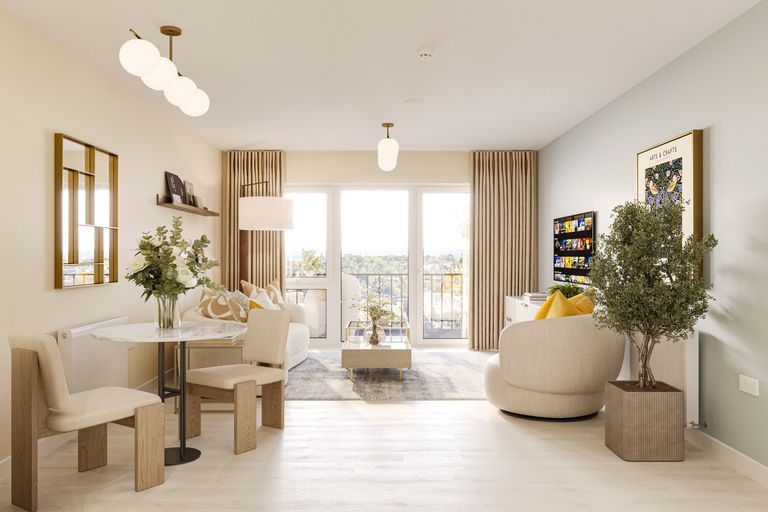 Property 2 of 6. Hayes Village 1-Bed Stills - Living Room