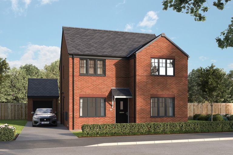 Property 1 of 15. Computer Generated Image, Indicative Exterior, New Build Home