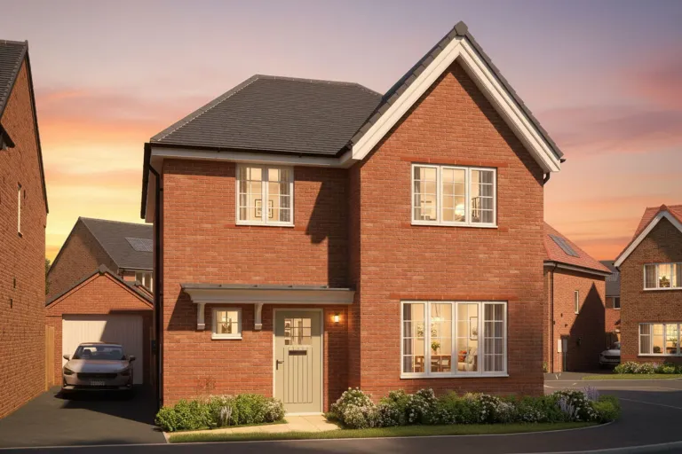 Property 1 of 11. Exterior-Aspen-Brook-Plot-154-Dusk