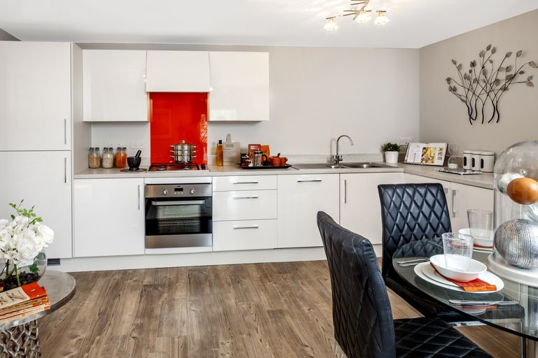 Property 3 of 5. Stylish Apartment Kitchen Area Open Plan