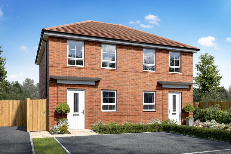 Property 1 of 8. Exterior CGI View Of Our 2 Bed Denford Home