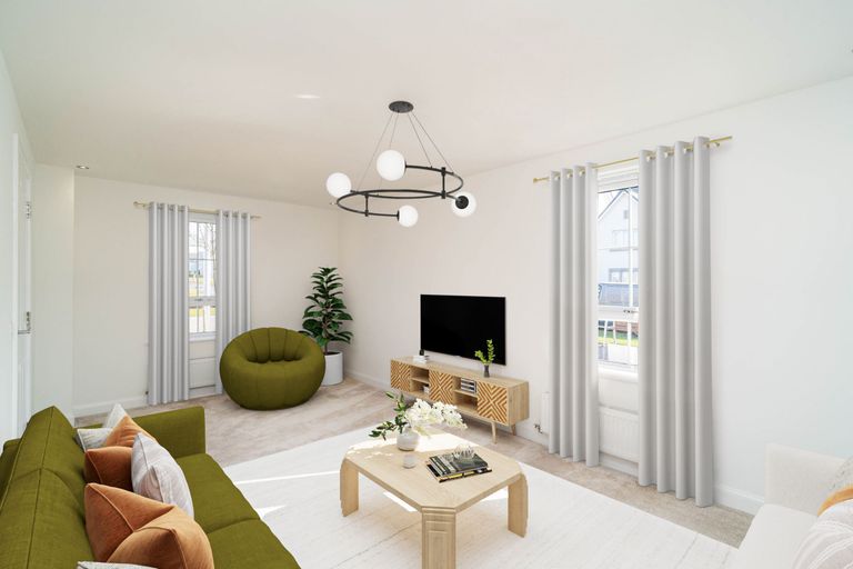 Property 2 of 10. Lounge In 3 Bedroom Meldrum House Type