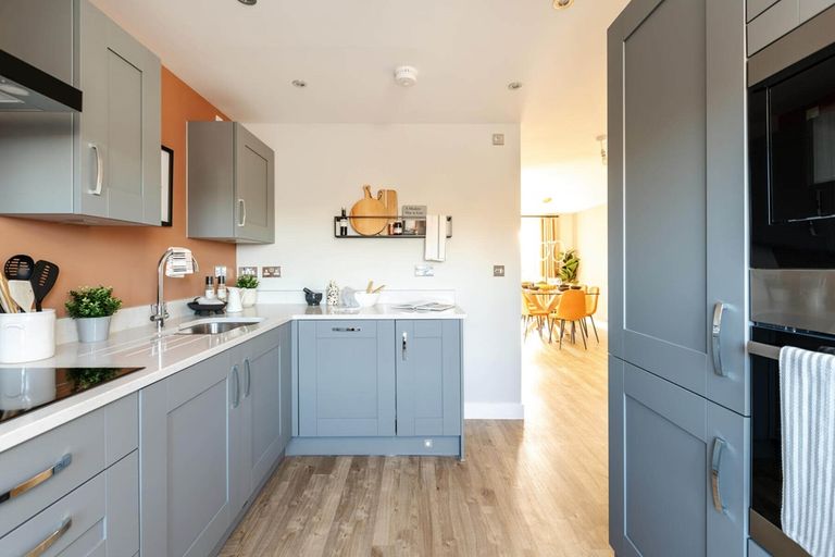Property 3 of 15. The Spacious Hallway Leads You To The Modern Kitchen