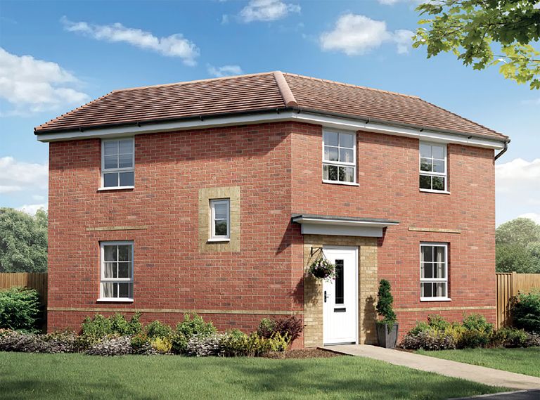 Property 1 of 10. External View Of Our 3 Bed Lutterworth Home