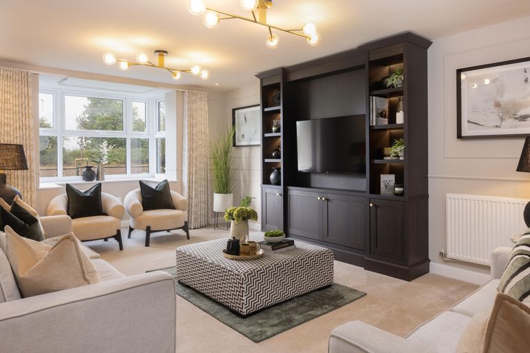 Property 3 of 10. Lounge In The Holden 4 Bedroom Detached Home