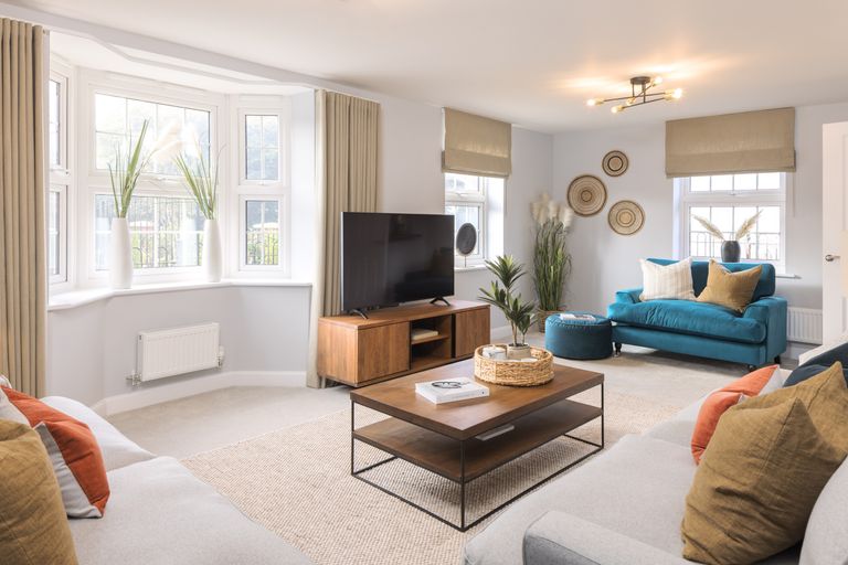 Property 2 of 8. Spacious Living Room In A Home