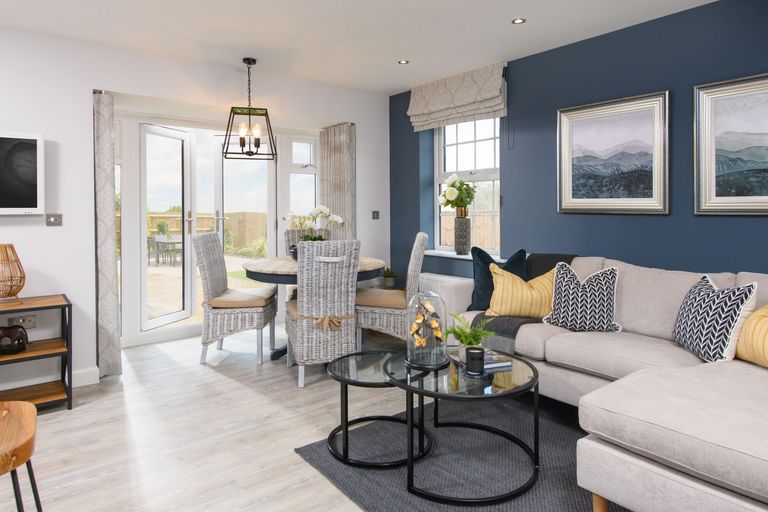 Property 3 of 9. Kitchen With French Doors In The Moreton Show Home