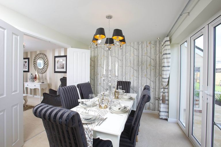 Property 3 of 14. The Adjoining Dining Area Features Double Doors To The Garden