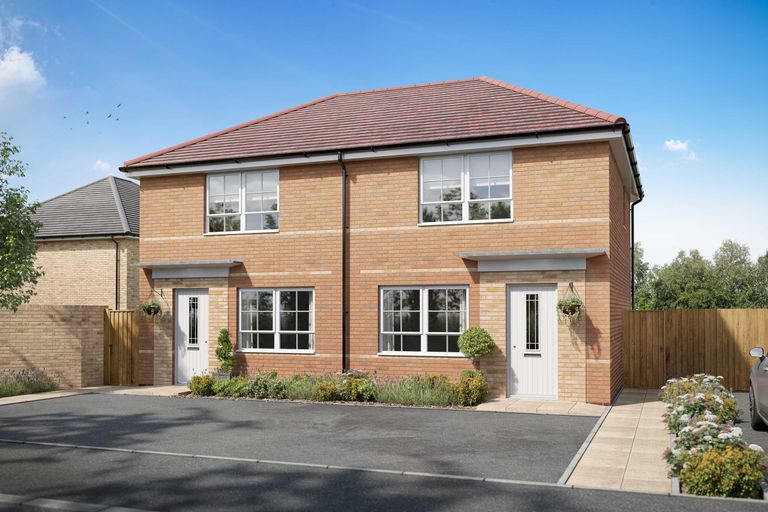 Property 1 of 10. CGI Exterior View Of Our 2 Bed Roseberry Home