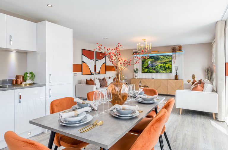 Property 3 of 7. Dining Space In Three Bedroom Apartment