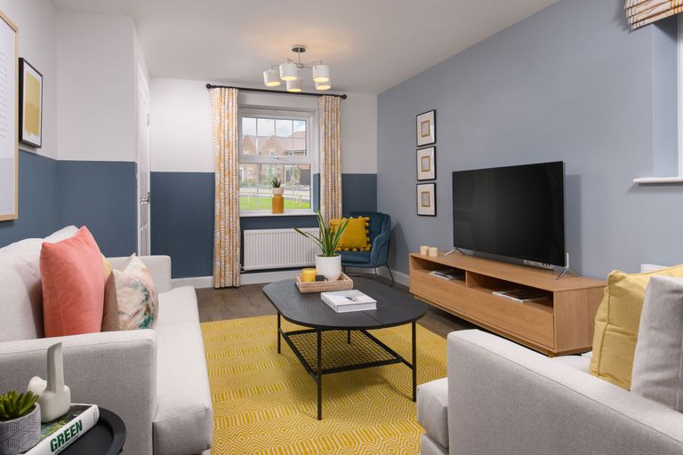 Property 3 of 6. Lounge In The Abbeydale 3 Bedroom Show Home