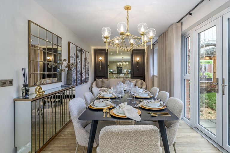 Property 3 of 10. Dining Area In 4 Bedroom Balloch House Type