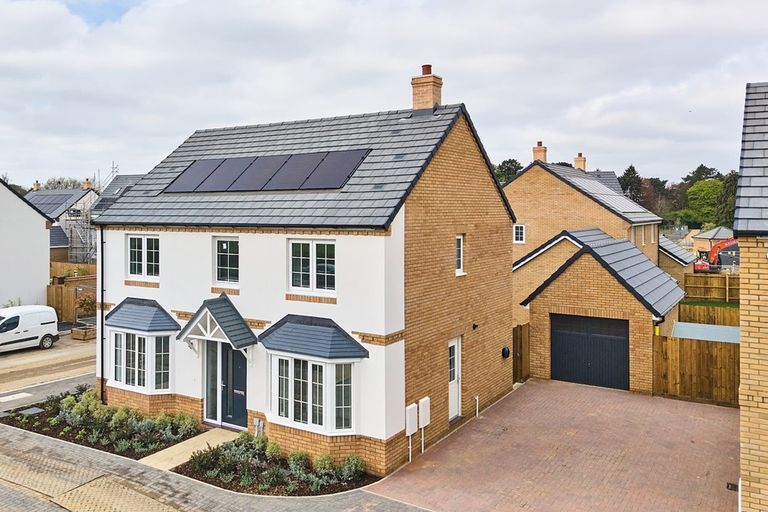 Property 2 of 12. This Attractive Plot Is Part Rendered For A Contemporary Feel