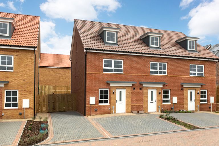 Property 2 of 8. The Exterior Of Plot 66 The Kingsville At Abbey View, Whitby
