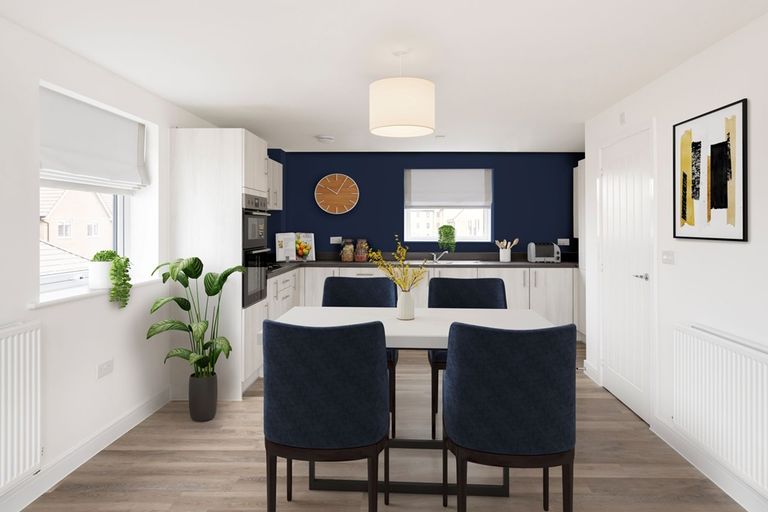 Property 2 of 7. A Open Plan Kitchen Dining Area Is Perfect For Entertaining
