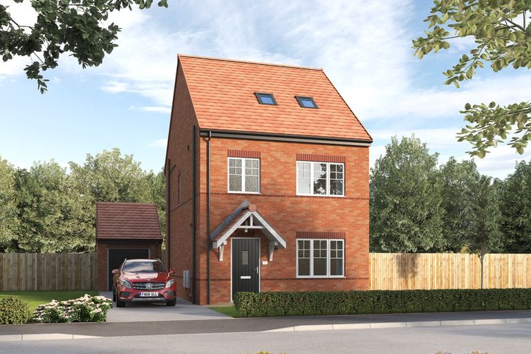 Property 1 of 11. Computer Generated Image, Indicative Exterior, New Build Home