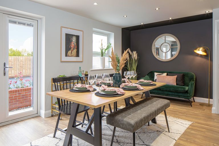 Property 3 of 8. Open Plan Kitchen With Dining Area In The Ingleby 4 Bedroom Home