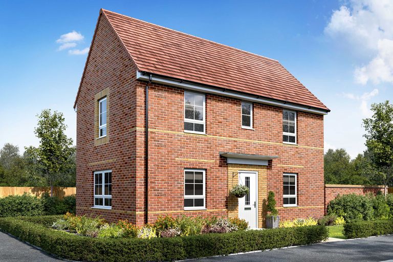 Property 1 of 9. Exterior CGI View Of Our 3 Bed Moresby Home