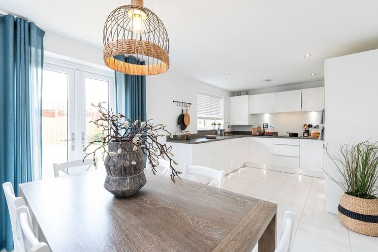 Property 1 of 13. The Open-Plan Kitchen/Dining Area Features Double Doors Out To The Garden