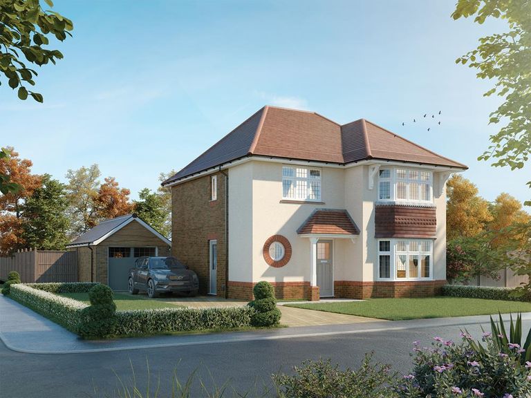Property 1 of 10. External CGI In Render Of The Leamington Lifestyle, A 3 Bedroom House