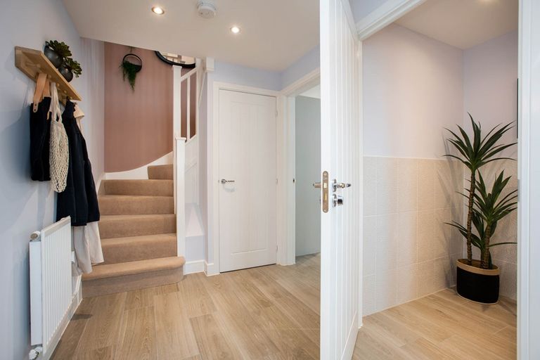 Property 3 of 16. Hallway With Cloakroom And Storage Cupboard