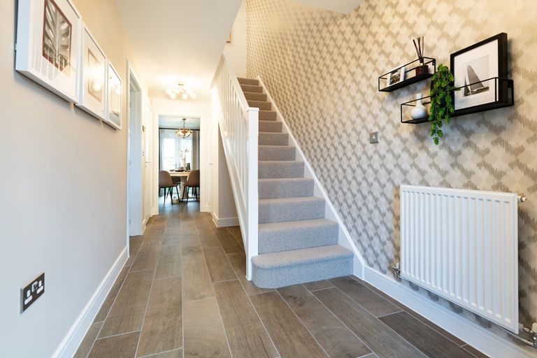 Property 3 of 12. Hallway With Convenient Storage Cupboard