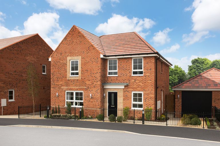 Property 1 of 10. Outside View Of 4 Bedroom Radleigh Home