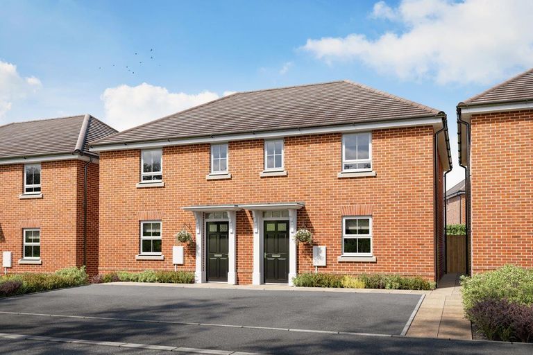 Property 1 of 10. Semi-Detached Brick Alder House CGI
