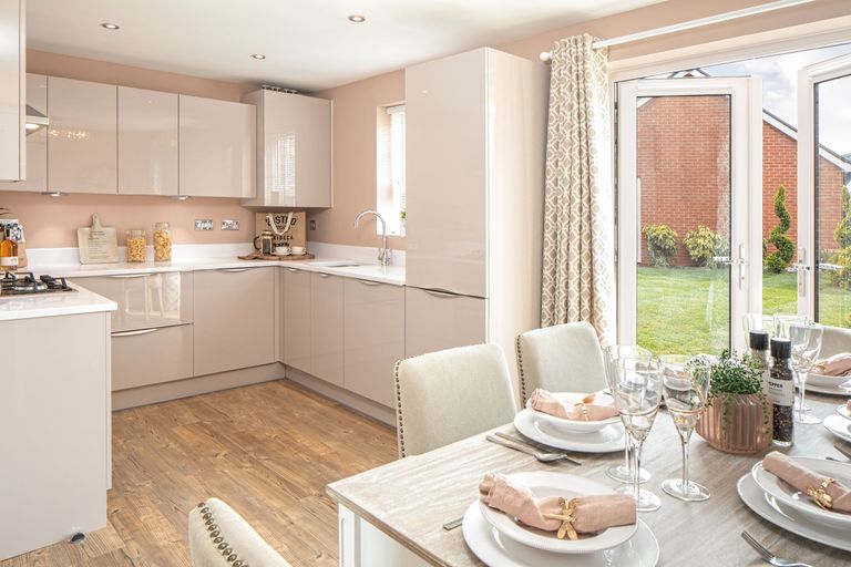 Property 1 of 8. Kitchen And Dining Area Moresby 3 Bedroom Home