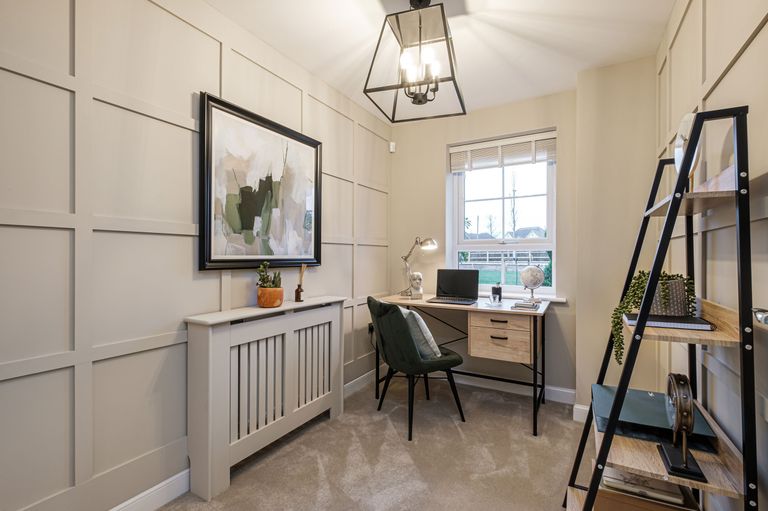 Property 3 of 10. Interior View Of The Study In Our 4 Bed Alnmouth Home