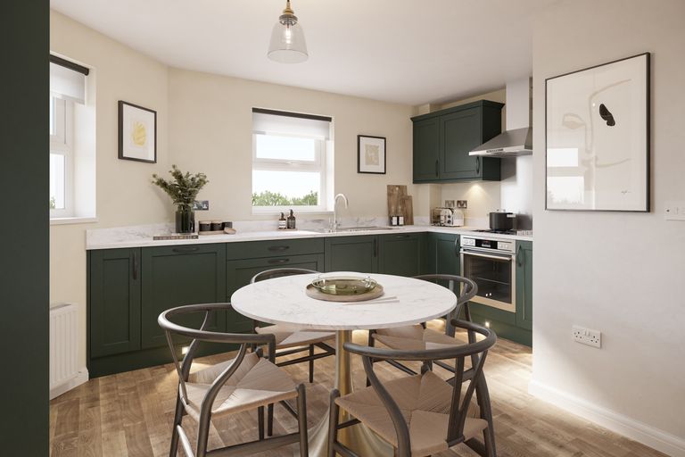 Property 3 of 6. Kitchen And Dining Room In 2 Bed Easthorpe