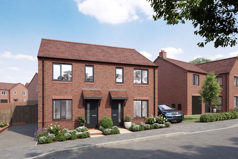 Property 1 of 11. Artists Impression Of The Ambleford Home At Gresley Meadow