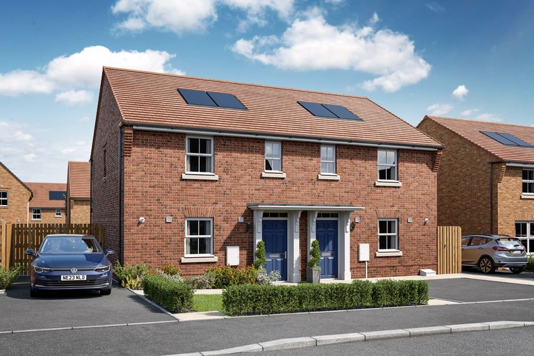 Property 1 of 9. External CGI Of The Alder At The Hamlets