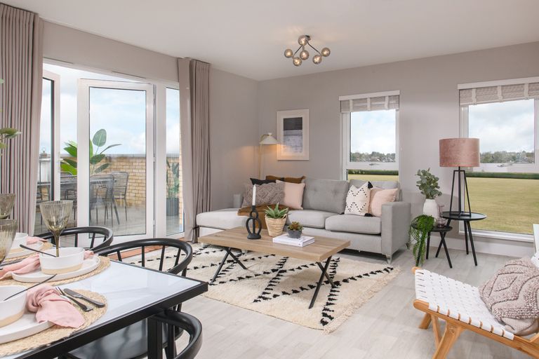 Property 2 of 10. Dual Aspect Living Area With French Doors Onto Your Private Terrace