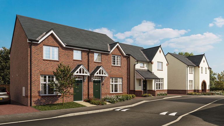 Property 3 of 7. Cae'r Odyn Street Scene
